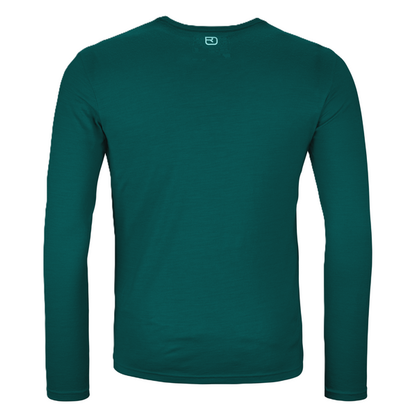 ORTOVOX 185 MERINO BRAND OUTLINE LS MAGLIA MANICHE LUNGHE IN LANA MERINO