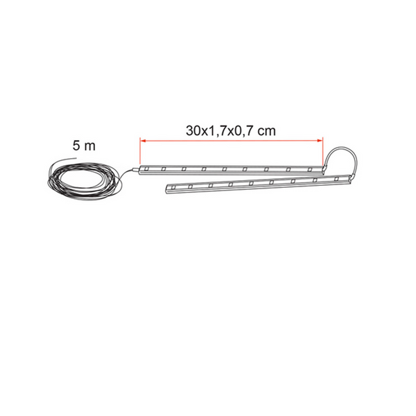 FIAMMA AWNING ARMS LED STRISCE LUMINOSE A LED PER TENDALINI FIAMMA PROMO!