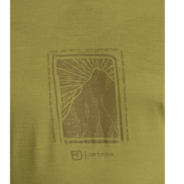 ORTOVOX 120 COOL TEC MTN CUT T-SHIRT UOMO LEGGERA IN LANA MERINO - DISPONIBILE IN 2 COLORI