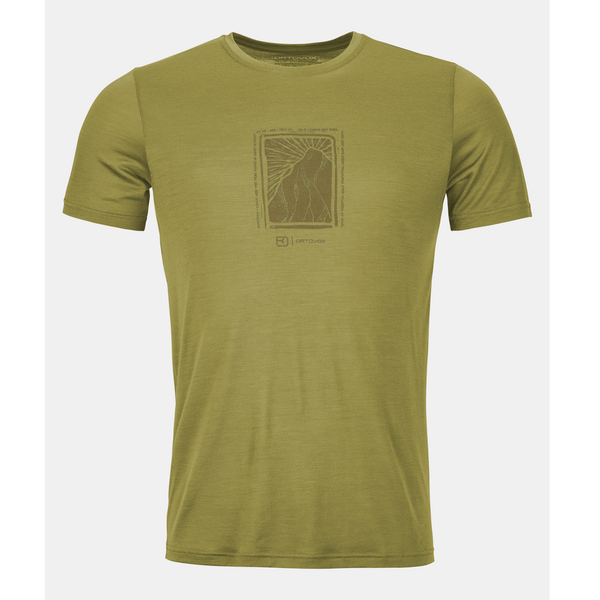 ORTOVOX 120 COOL TEC MTN CUT T-SHIRT UOMO LEGGERA IN LANA MERINO - DISPONIBILE IN 2 COLORI