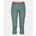 ORTOVOX 185 ROCK'N WOOL SHORT PANTS PANTALONI INTIMO DONNA 3/4 IN LANA MERINO DISPONIBILE IN DUE COLORI