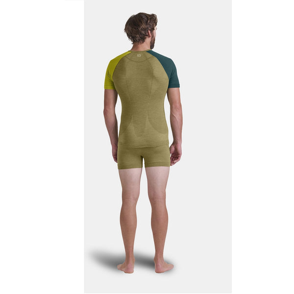 ORTOVOX 120 COMP LIGHT BOXER UOMO IN LANA MERINO LEGGERI, TECNICI E TRASPIRANTI, STUDIATI PER LE ATTIVITÀ PIÙ INTENSE - COLORE: BLACK RAVEN