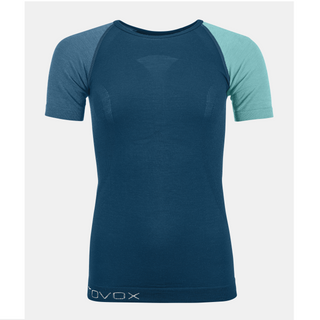 Compra petrol-blue ORTOVOX 120 COMP LIGHT SHORT SLEEVE DONNA T-SHIRT IN LEGGERA LANA MERINO DISPONIBILE IN DIVERSI COLORI!