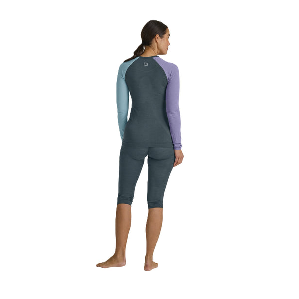 ORTOVOX 120 COMP LIGHT LONG SLEEVE DONNA MAGLIA INTIMA IN LANA MERINO - DISPONIBILE IN 2 COLORI