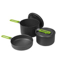 CAMP4 ELITE SET PENTOLE 5PZ DA CAMPEGGIO PORTATILI E LEGGERE