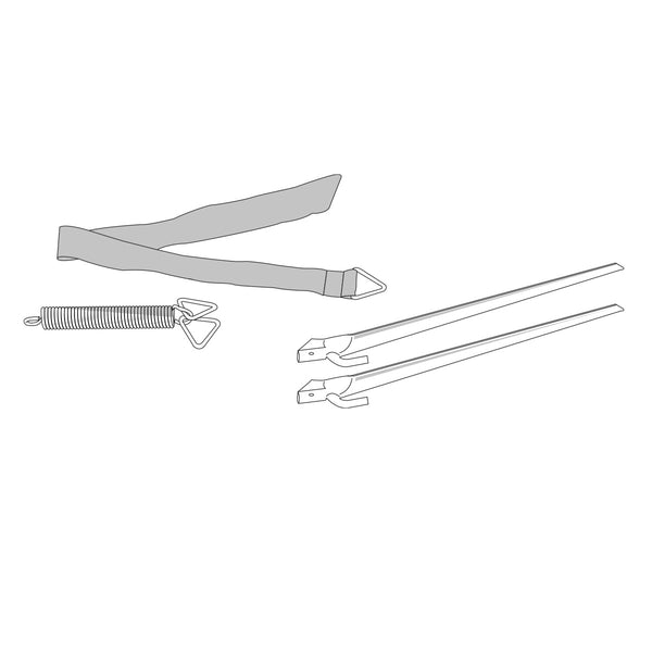 FIAMMA TIE DOWN FASCE D'ANCORAGGIO VERANDA ADATTABILE A QUALSIASI TIPO DI TENDALINO - DISPONIBILE IN 2 COLORI