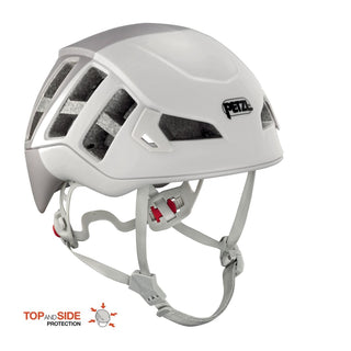 Compra white-grey PETZL METEOR NUOVO MODELLO CASCO DA ARRAMPICATA E ALPINISMO - DISPONIBILE IN 2 MISURE E VARI COLORI