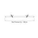 FIAMMA RAIL PREMIUM XL CANALINA PER PORTABICI 139cm