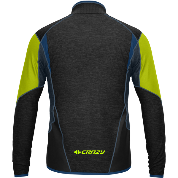 CRAZY PULL VIPER UOMO SECONDO STRATO IBRIDO LEGGERO E TRASPIRANTE - SS24 - FANTASIA LIKEN