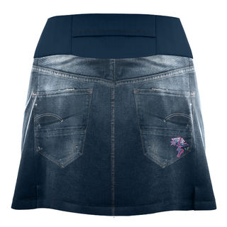 CRAZY SKORT HIDROGEN DONNA GONNA-PANTALONE LEGGERA E TRASPIRANTE - NUOVI ARRIVI SS24 - FANTASIA PRINT LIGHT JEANS ULTIMO PZ XS
