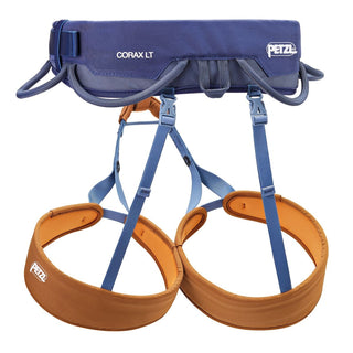 Compra indigo-blue PETZL CORAX LT Imbracatura d’arrampicata confortevole per la pratica indoor e in falesia - Disponibile in 2 taglie