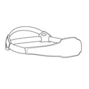 PETZL Fascia elastica di ricambio per SWIFT® RL