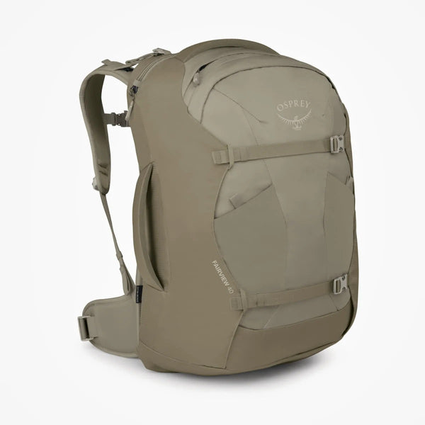 OSPREY FAIRVIEW 40 ZAINO 40 LITRI DA VIAGGIO E BAGAGLIO A MANO CON SCHIENALE CORTO - DISPONIBILE IN 3 COLORI