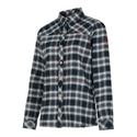 LA SPORTIVA RAMBLER FLANNEL SHIRT CAMICIA DONNA IN FLANELLA PER ARRAMPICATA E TEMPO LIBERO - COLORE: BLACK/CHERRY TOMATO