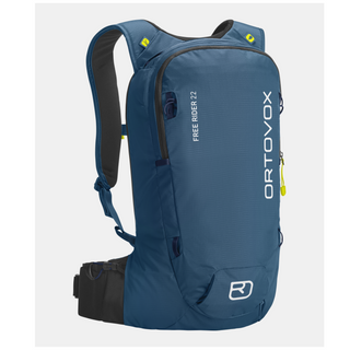 ORTOVOX FREE RIDER 22 ZAINO LEGGERO E VERSATILE DA FREERIDE E SCIALPINISMO - COLORE: PETROL BLUE