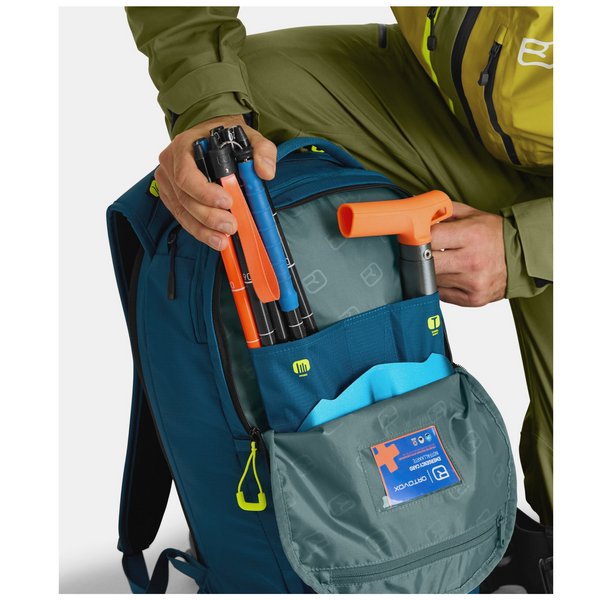 ORTOVOX FREE RIDER 22 ZAINO LEGGERO E VERSATILE DA FREERIDE E SCIALPINISMO - COLORE: PETROL BLUE