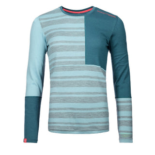 Compra ice-waterfall ORTOVOX 185 ROCK'N'WOOL LONG SLEEVE DONNA MAGLIA INTIMA 100% LANA MERINO - DISPONIBILE IN VARI COLORI!