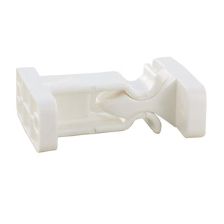 Fermaporta Bianco in Nylon Singolo Interasse M/F 40 Mm