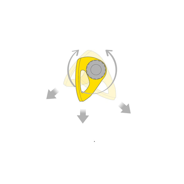 PETZL COEUR PULSE 12 mm Ancoraggio amovibile con funzione di bloccaggio