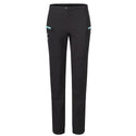 MONTURA SKI STYLE PANTS PANTALONI DONNA SOFTSHELL ANTIVENTO E TRASPIRANTI DA TREKKING/SCI ALPINISMO - NERO/CARE BLUE