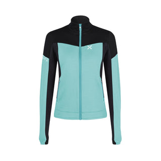 MONTURA STRETCH MIND 2 MAGLIA SECONDO STRATO DA MEZZA STAGIONE TECNICO E TRASPIRANTE - CARE BLUE