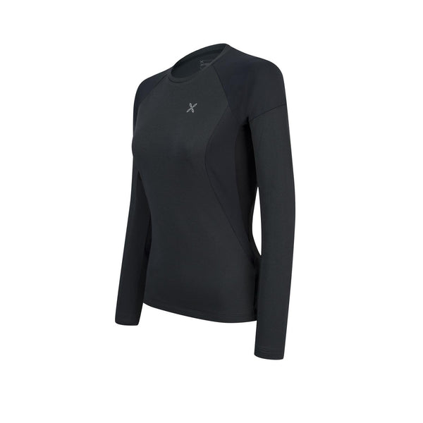 MONTURA UNDER FIRST MAGLIA WOMAN MAGLIA INTIMA PRIMO STRATO DA MEZZA STAGIONE - ANTRACITE/PIOMBO