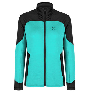 Compra turquoise MONTURA RISE MAGLIA WOMAN REGULAR FIT - DISPONIBILE IN 3 COLORI