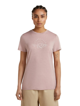 ICEBREAKER 150 TECH LITE SUNRISE SUMMIT DONNA T-SHIRT TECNICA 100% LANA MERINO