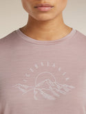 ICEBREAKER 150 TECH LITE SUNRISE SUMMIT DONNA T-SHIRT TECNICA 100% LANA MERINO