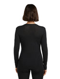 ICEBREAKER EVERYDAY LS CREWE DONNA MAGLIA INTIMA TERMICA IN 100% LANA MERINO