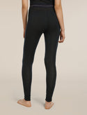 ICEBREAKER EVERYDAY LEGGINS DONNA PANTALONE INTIMO IN 100% LANA MERINO