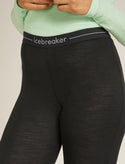 ICEBREAKER EVERYDAY LEGGINS DONNA PANTALONE INTIMO IN 100% LANA MERINO