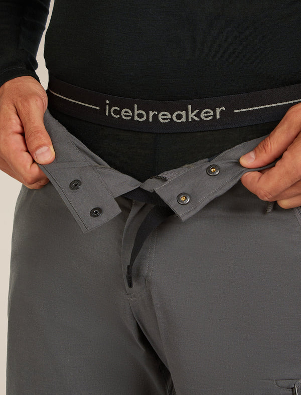 ICEBREAKER EVERYDAY LEGGINS UOMO PANTALONE INTIMO TERMICO IN 100% LANA MERINO