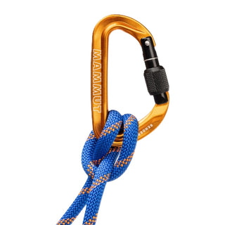 MAMMUT SENDER SCREWGATE CARABINER MOSCHETTONE A GHIERA FORMA "D"