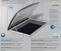 ROOFSTAR 4 OBLO' 40X40 CON OSCURANTE E ZANZARIERA - DISPONIBILE IN 2 VERSIONI