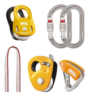 PETZL CREVASSE RESCUE KIT Kit per il recupero e l’autosoccorso in crepaccio