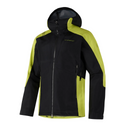LA SPORTIVA CROSSRIDGE EVO SHELL JKT GUSCIO TECNICO 3 STRATI IMPERMABILE 20.000K ANTIVENTO PER SCIALPINISMO - COLORE: BLACK/LIME PUNCH
