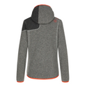LA SPORTIVA IRIDE HOODY SECONDO STRATO DONNA TERMICO MISTO LANA Colore Cloud/Cherry Tomato