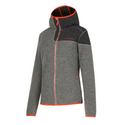 LA SPORTIVA IRIDE HOODY SECONDO STRATO DONNA TERMICO MISTO LANA Colore Cloud/Cherry Tomato