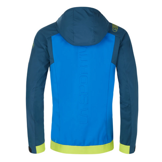 LA SPORTIVA MACNAS SOFTSHELL JKT GIACCA UOMO ANTIVENTO E TRASPIRANTE PER SCIALPINISMO E TREKKING - COLORE: ELECTIC BLUE/STORM BLUE