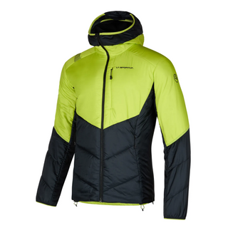 LA SPORTIVA MYTHIC PRIMALOFT JKT CALDA GIACCA UOMO CON IMBOTTITURA PRIMALOFT PER SCIALPINISMO E TREKKING - COLORE: LIME PUNCH/BLACK
