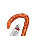 PETZL ROCHA Moschettone con ghiera a vite, ultracompatto e ultraleggero con forma a pera - Disponibile in 2 colori
