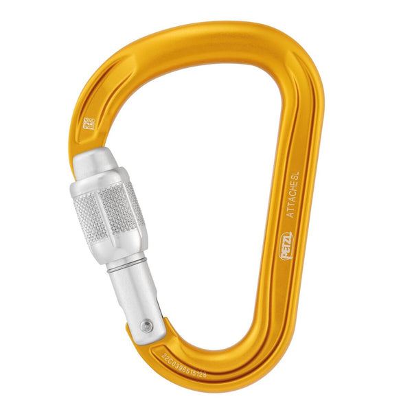 PETZL ATTACHE MOSCHETTONE CON GHIERA A VITE SCREW-LOCK - DISPONIBILE IN 2 COLORI