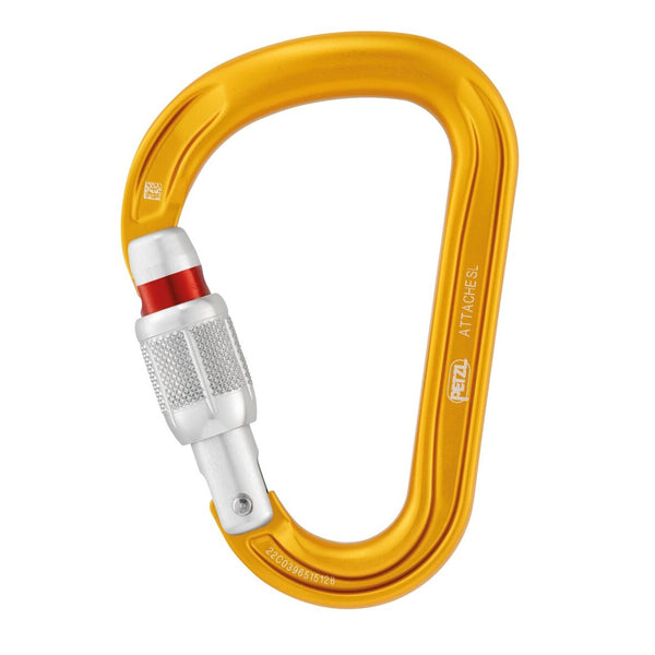 PETZL ATTACHE MOSCHETTONE CON GHIERA A VITE SCREW-LOCK - DISPONIBILE IN 2 COLORI