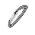 PETZL DJINN Moschettone a leva curva robusto per l’arrampicata in falesia - Disponibile in 2 versioni