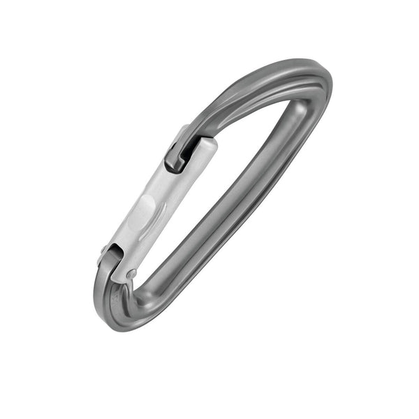 PETZL DJINN Moschettone a leva curva robusto per l’arrampicata in falesia - Disponibile in 2 versioni