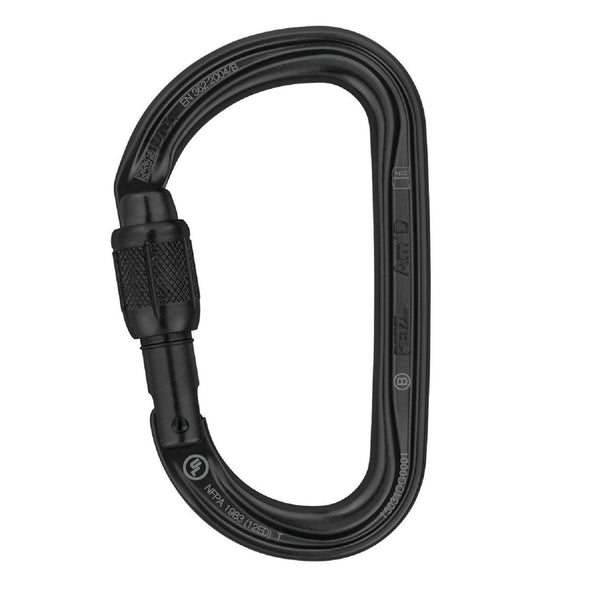 PETZL AM'D TRIAT LOCK MOSCHETTONE ASIMMETRICO LEGGERO DISPONIBILE IN 3 VARIANTI