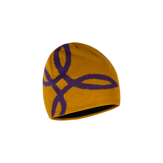 Compra mustard-petunia MONTURA LOGO LINED BEANIE BERRETTO UNISEX INVERNALE IN MISTO LANA - DISPONIBILI IN TANTI COLORI!