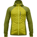 REDELK MIACO PILE UOMO CON CAPPUCCIO E ANTIVENTO FRONTALE COLORE:SULPHUR YELLOW-GREEN