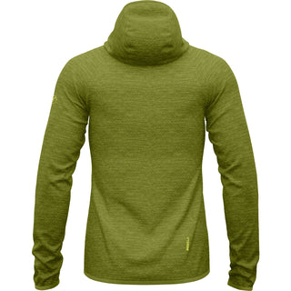 REDELK MIACO PILE UOMO CON CAPPUCCIO E ANTIVENTO FRONTALE COLORE:SULPHUR YELLOW-GREEN